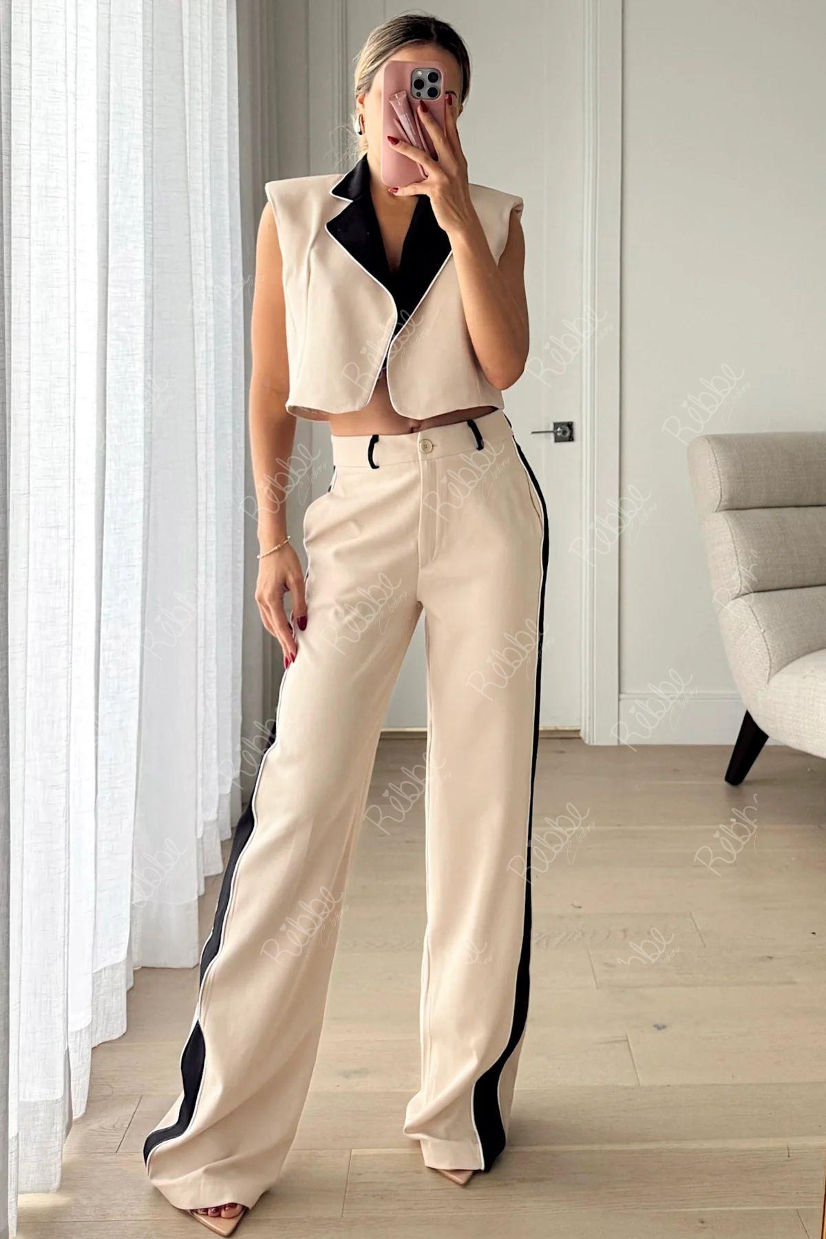 Set beige negro