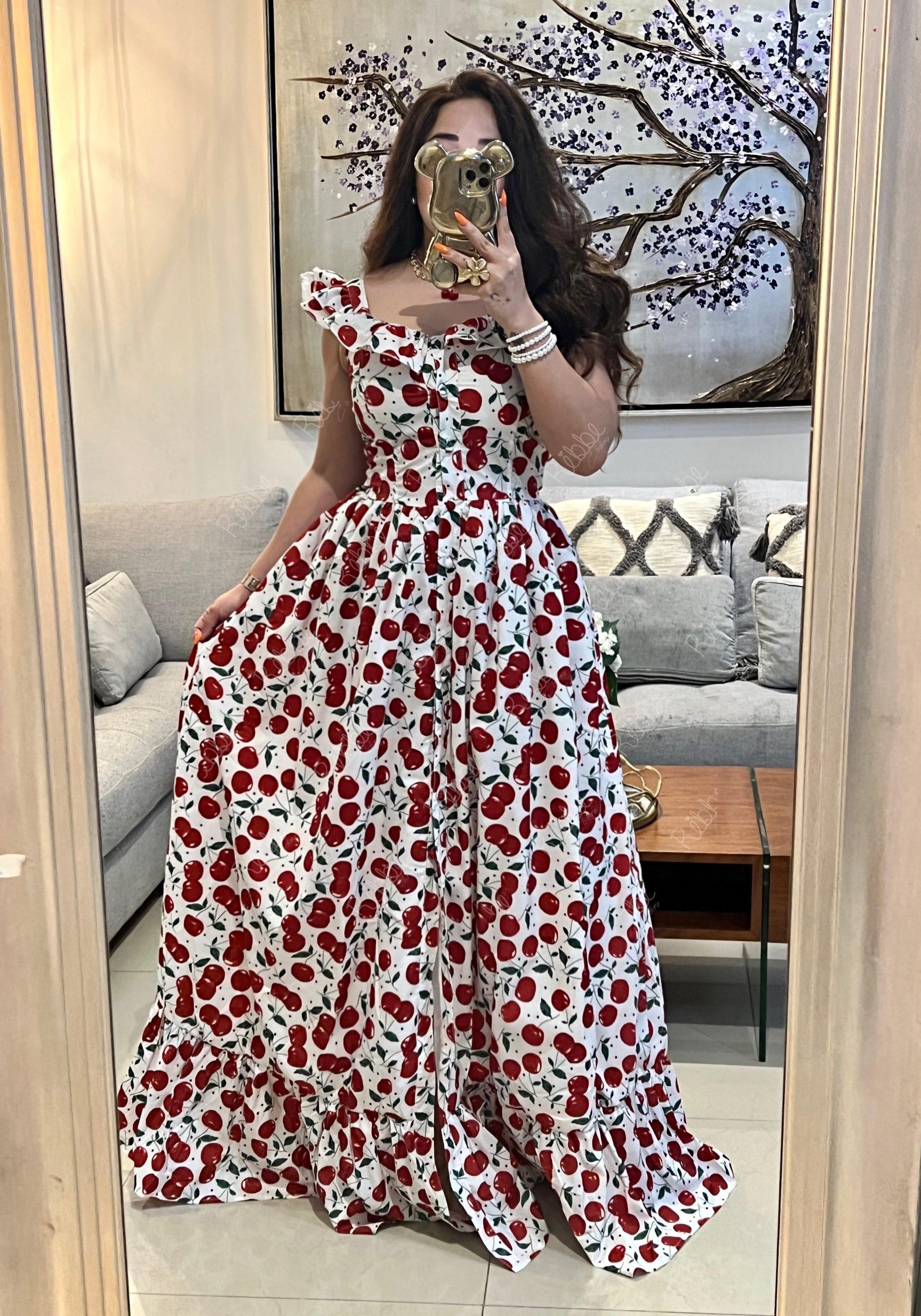 Vestido cerezas 🍒