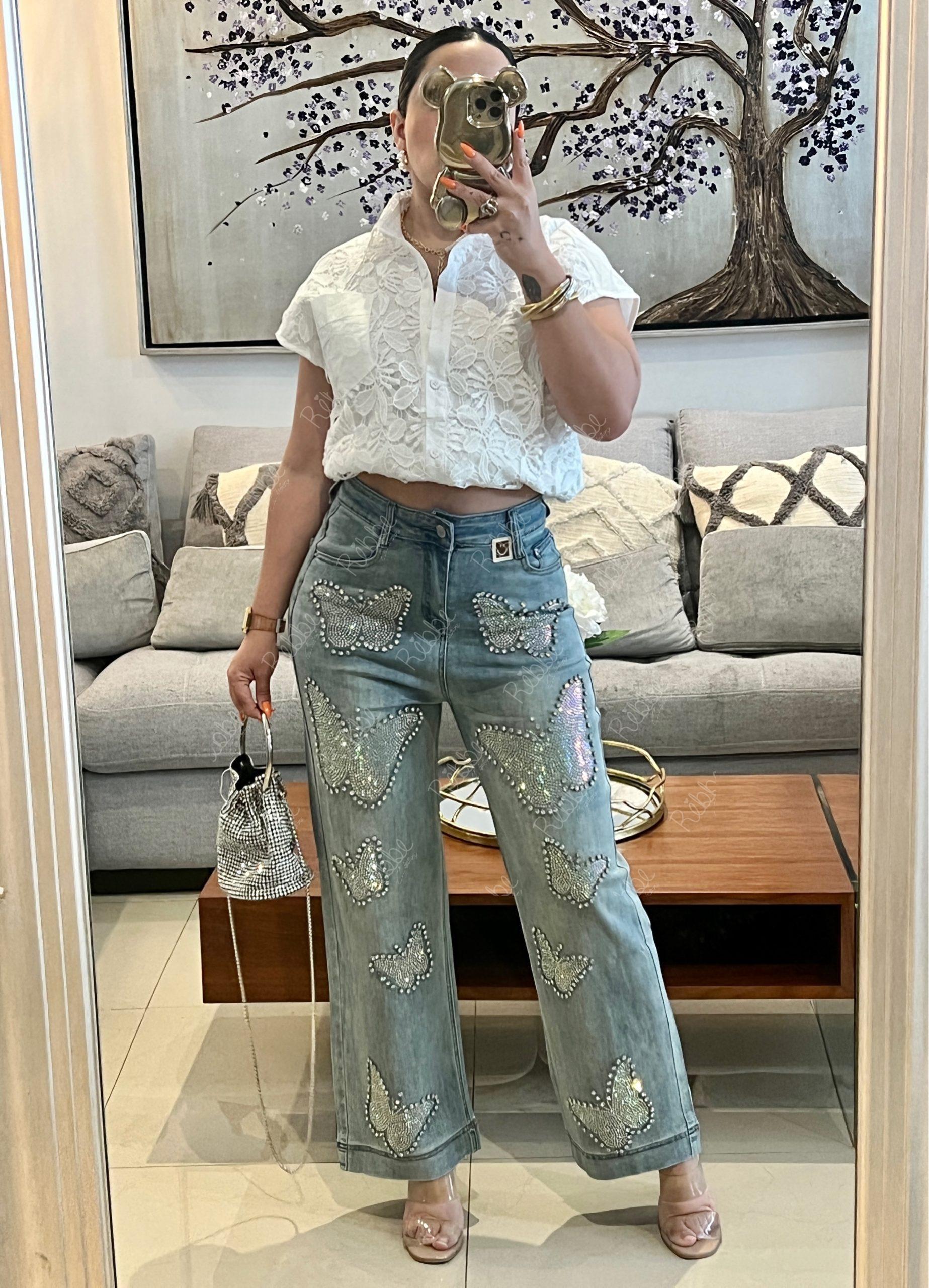 Pantalón mariposas