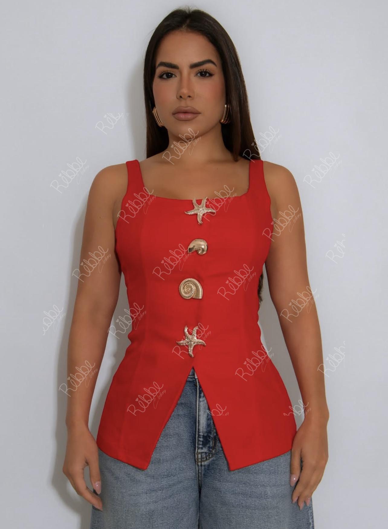 Blusa broches ❤️
