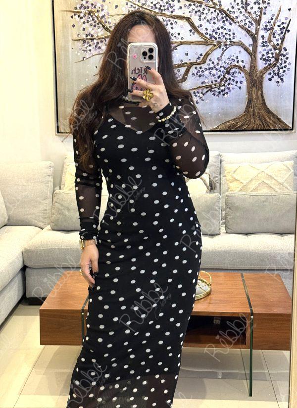 Vestido lunares