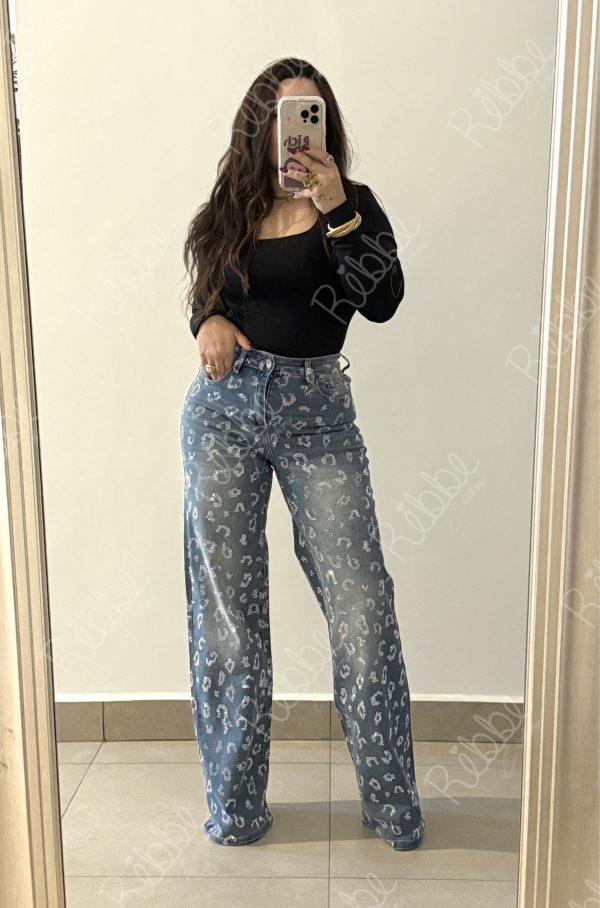 Jeans print cristales