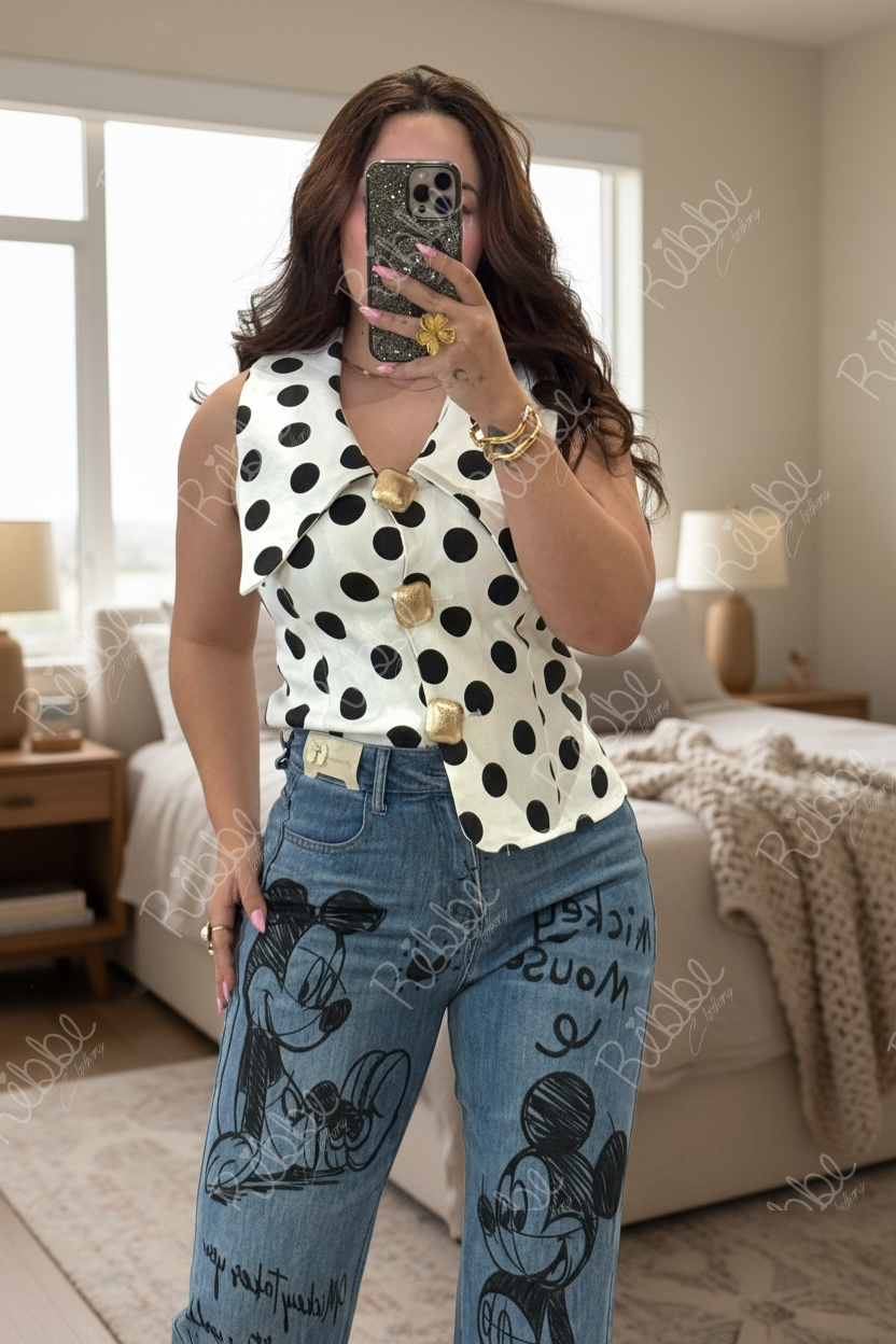 Blusa lunares
