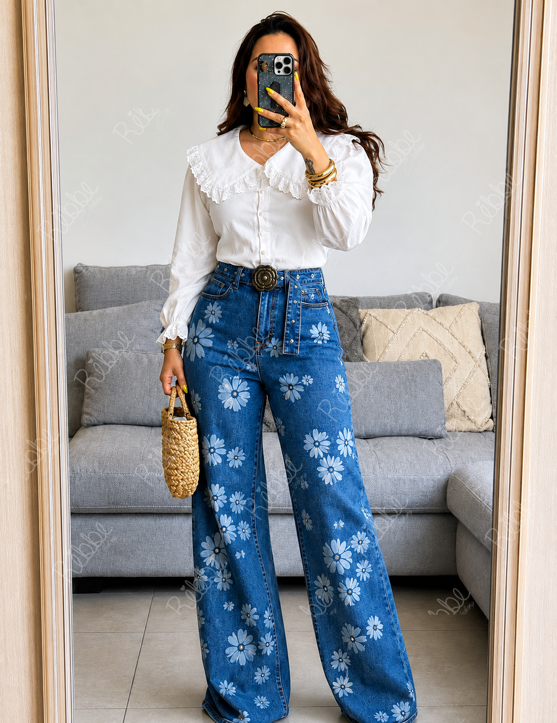 Pantalón flores