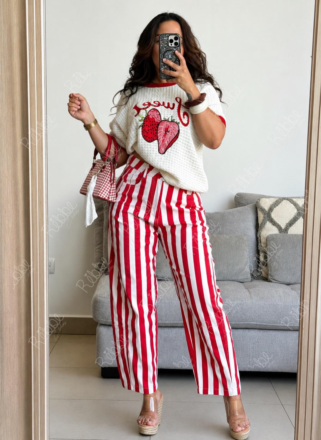 Pantalón líneas