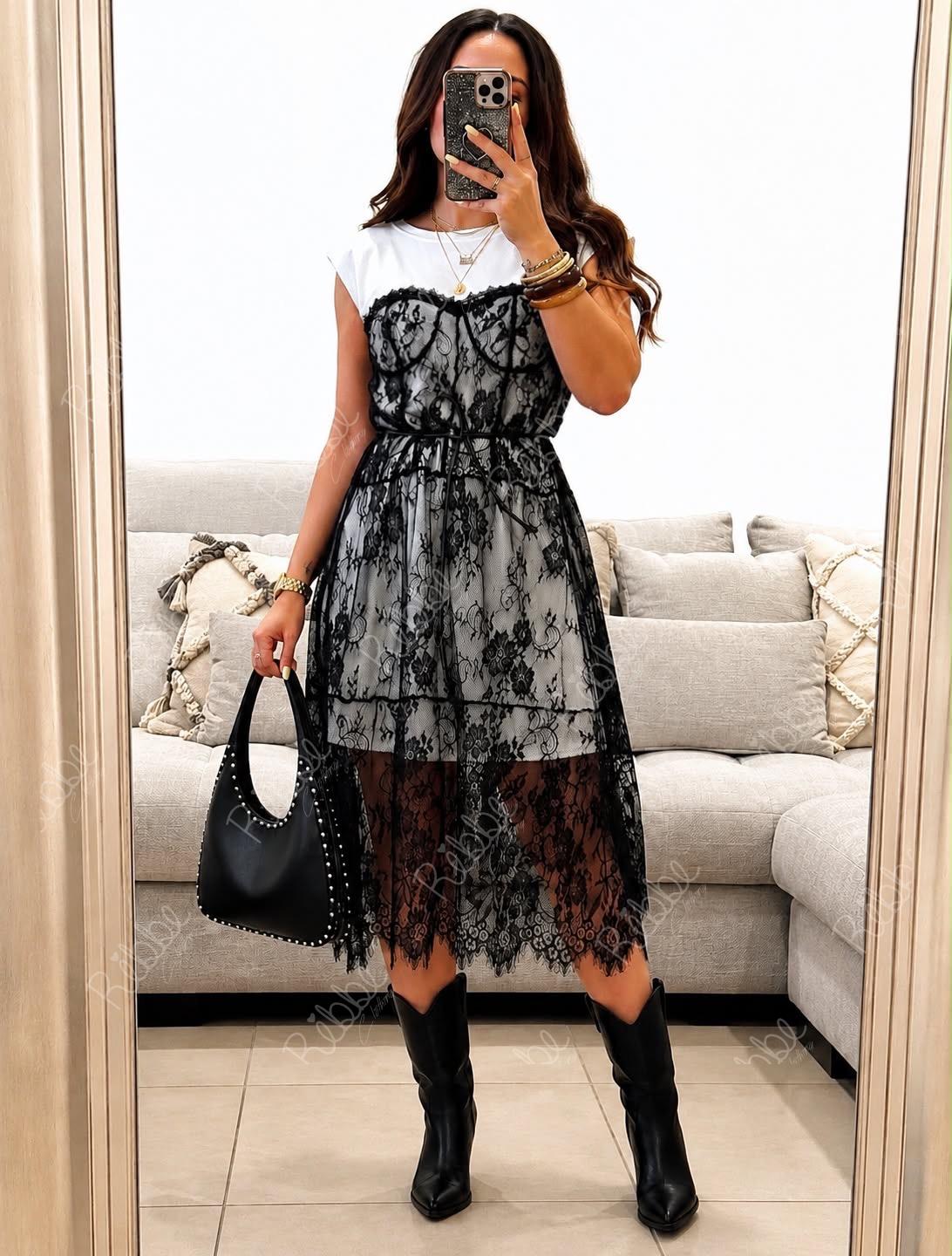 Vestido encaje
