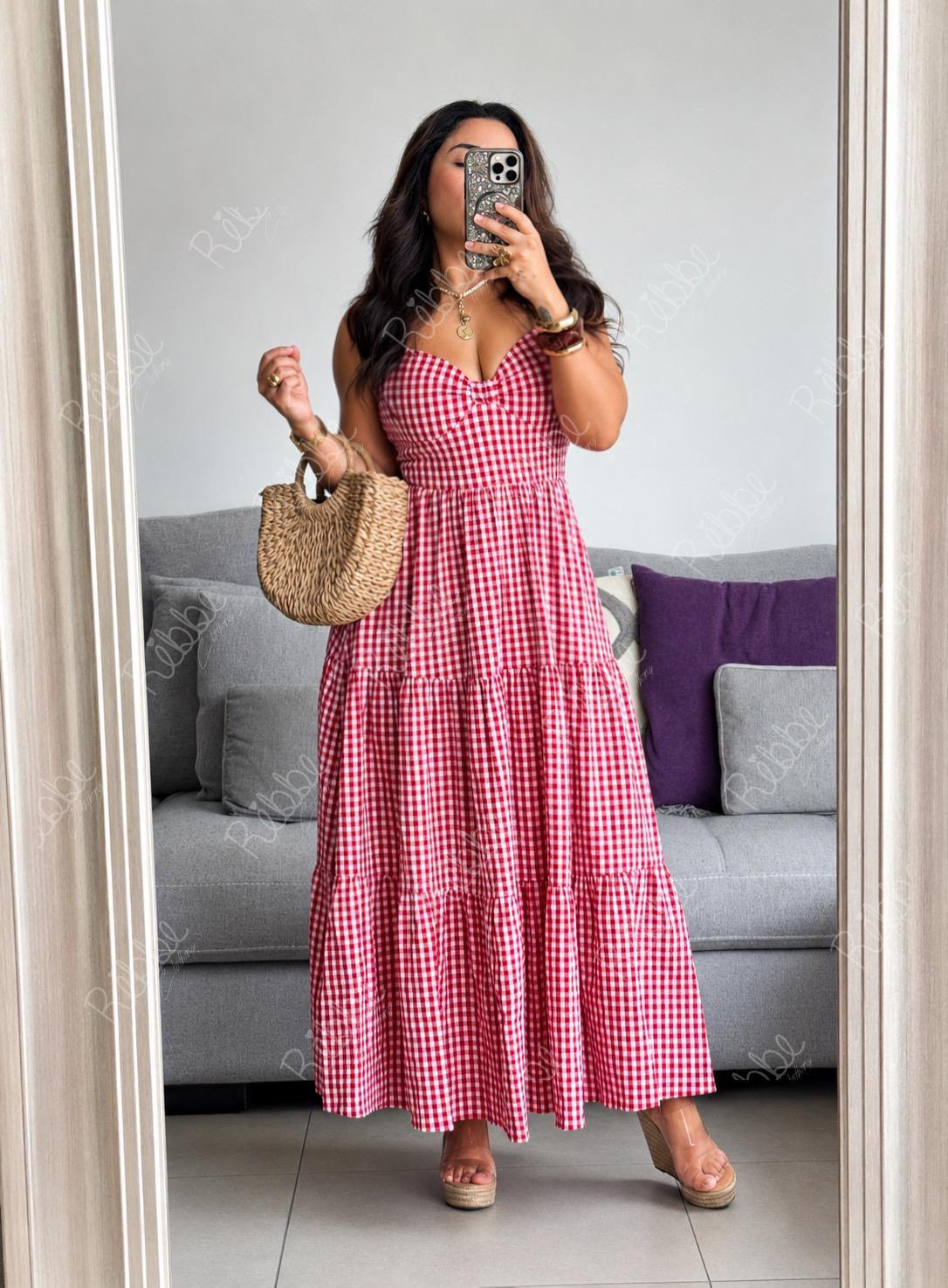 Vestido a cuadros