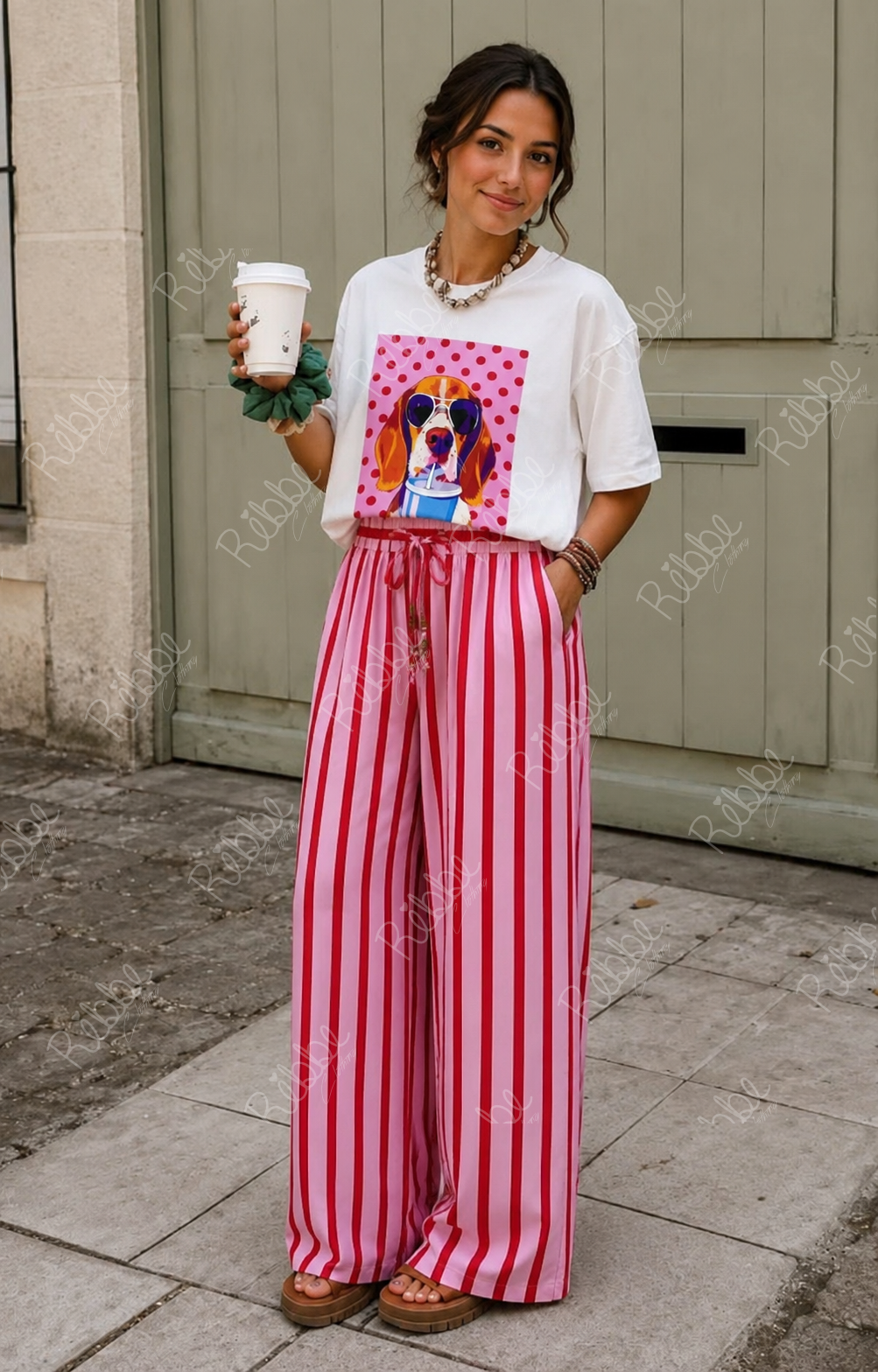 Pantalón líneas