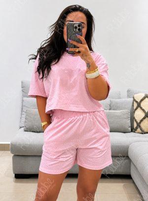 Set cristales rosa