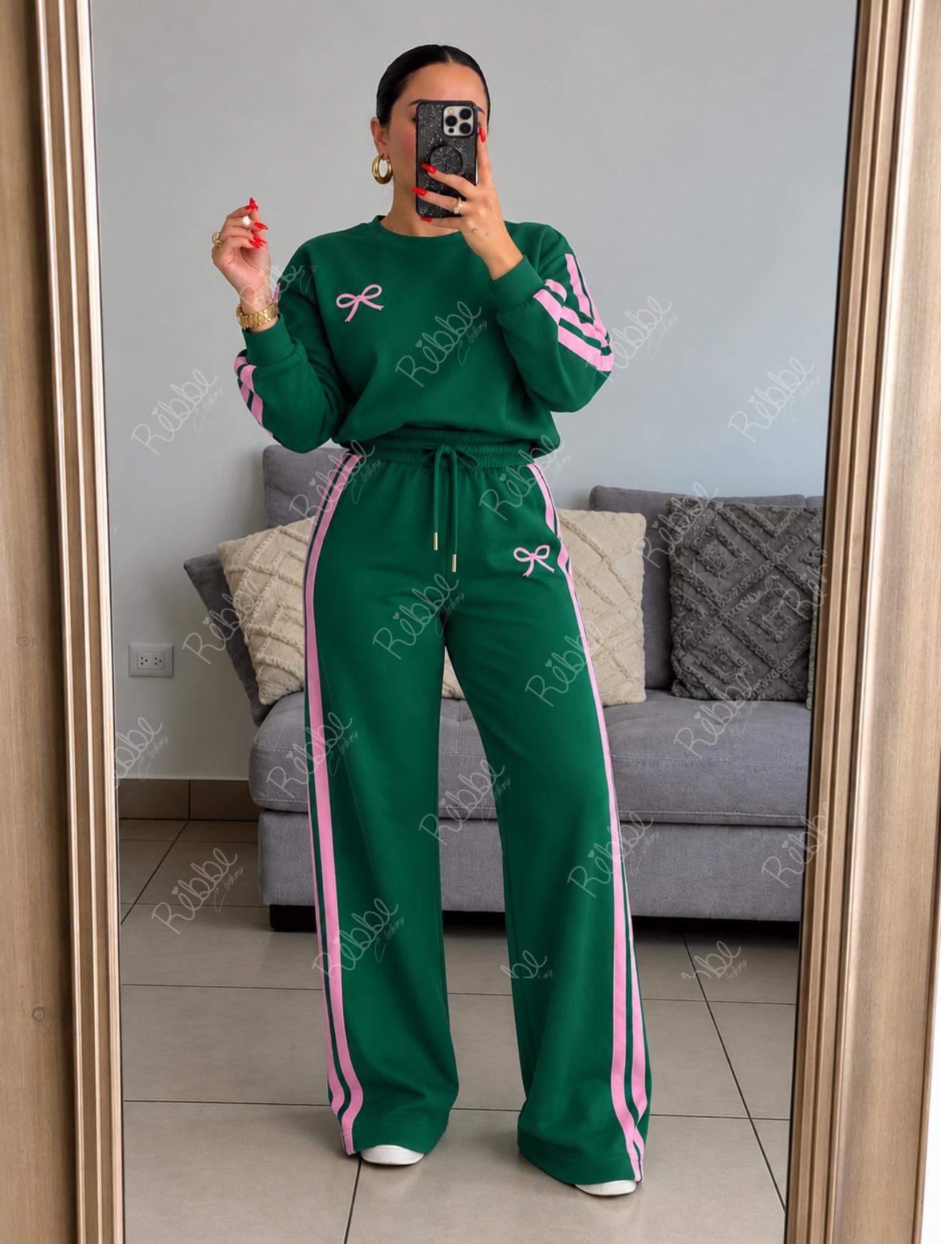 Set verde moño